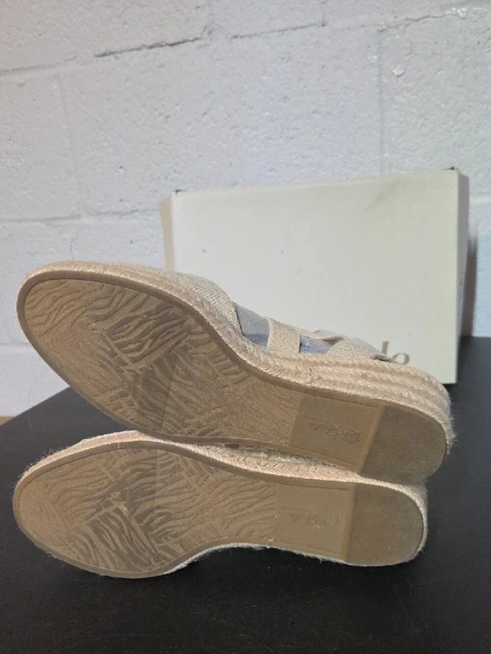 Women’s Beige Espadrille Wedge Sandals